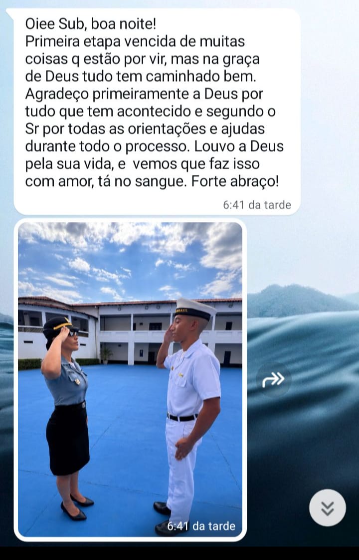 Depoimento de aluno