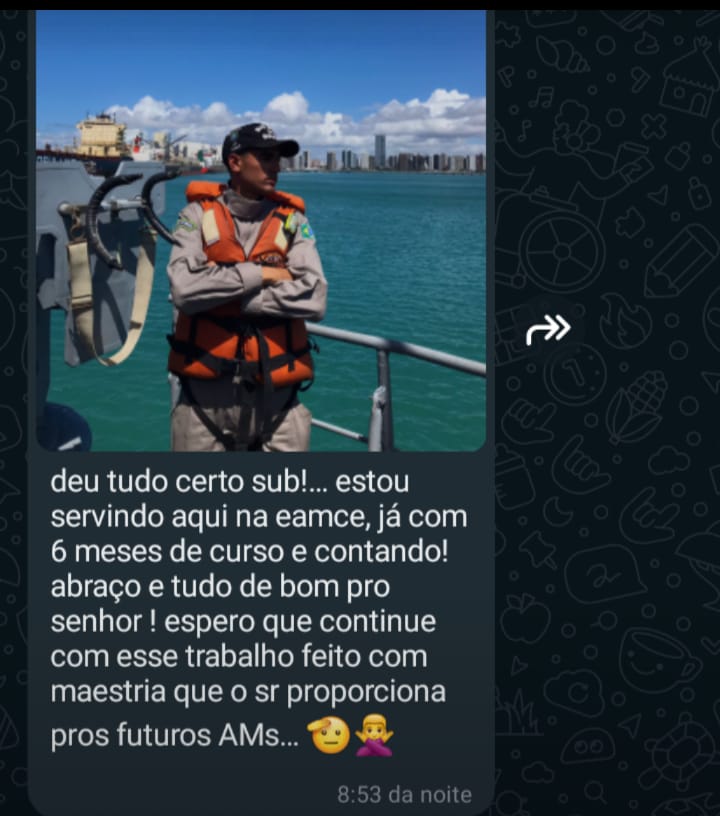 Depoimento de aluno