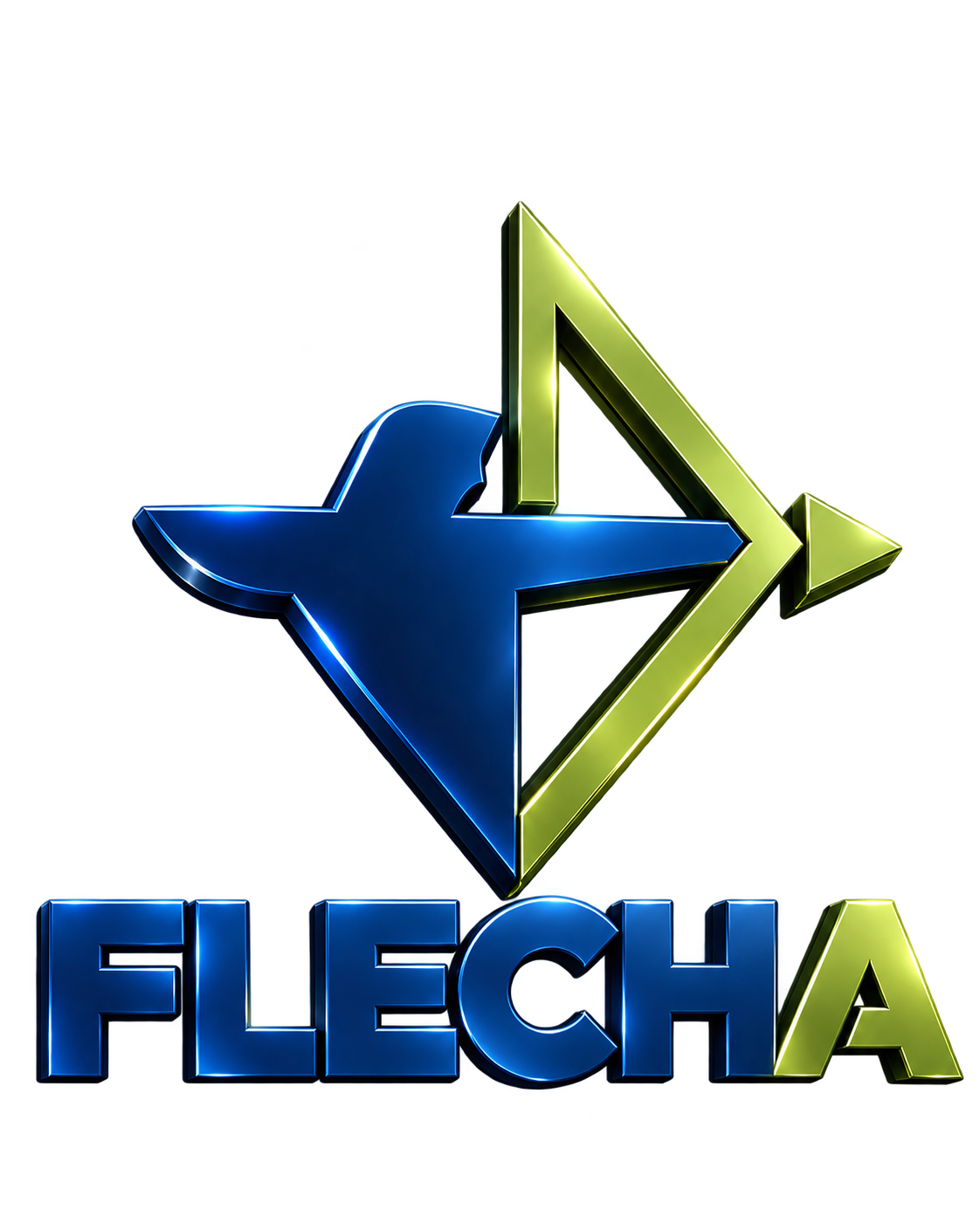 Logotipo 3D do Programa Flecha